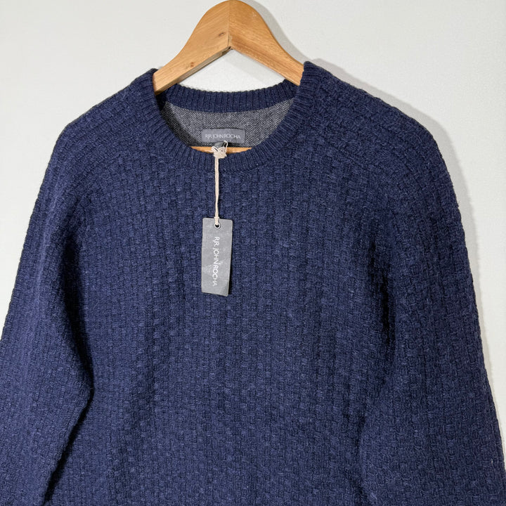 JOHN ROCHA KNITWEAR WOOL SWEATER BRAND NEW BLUE COLOUR
