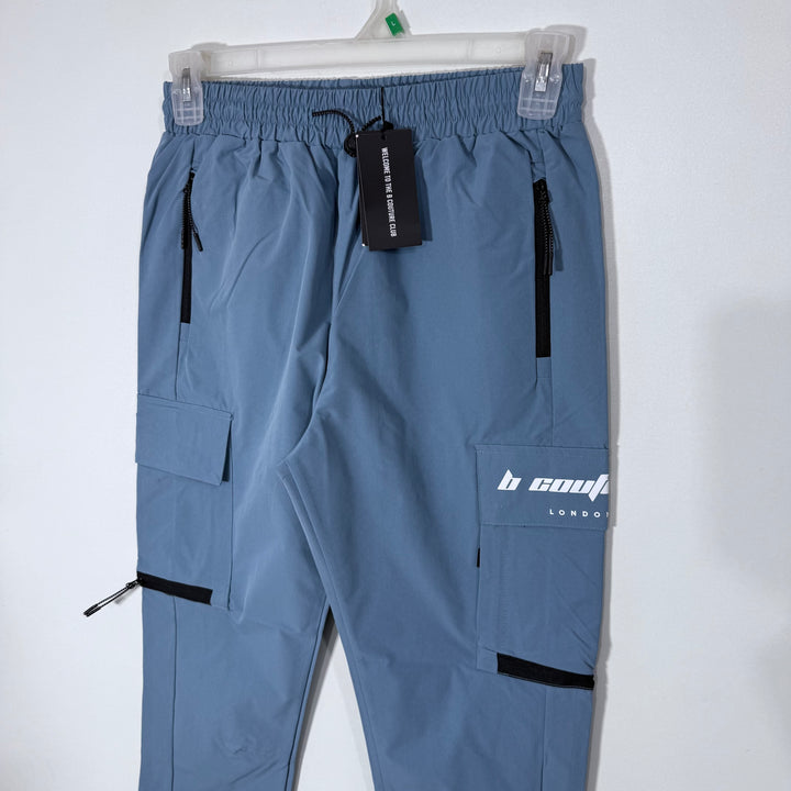 B COUTURE HYBRID PARACHUTE CARGO TROUSER BRAND NEW WITH SIDE ZIP POCKETS