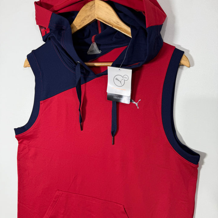 PUMA DRYCELL SLEEVES LESS SPORT HOODIE BRAND NEW