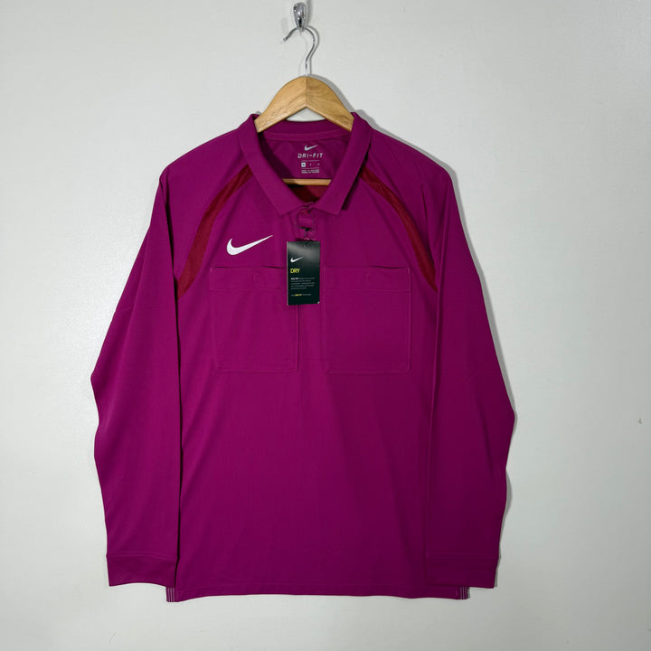 NIKE DRI FIT DOUBLE POCKETS LONG SLEEVES SPORT POLO TSHIRT BRAND NEW