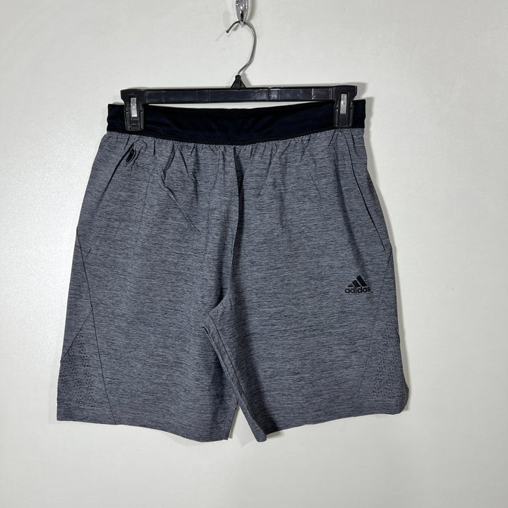 ADIDAS PARACHUTE TRAINING SPORT SHORT WITH SIDE ZIP POCKETS