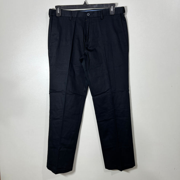 HAGGAR STRAIGHT FIT COTTON CHINO PANT
