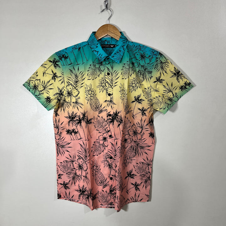 GRNCST REGULAR FIT HALF SLEEVES SHIRT