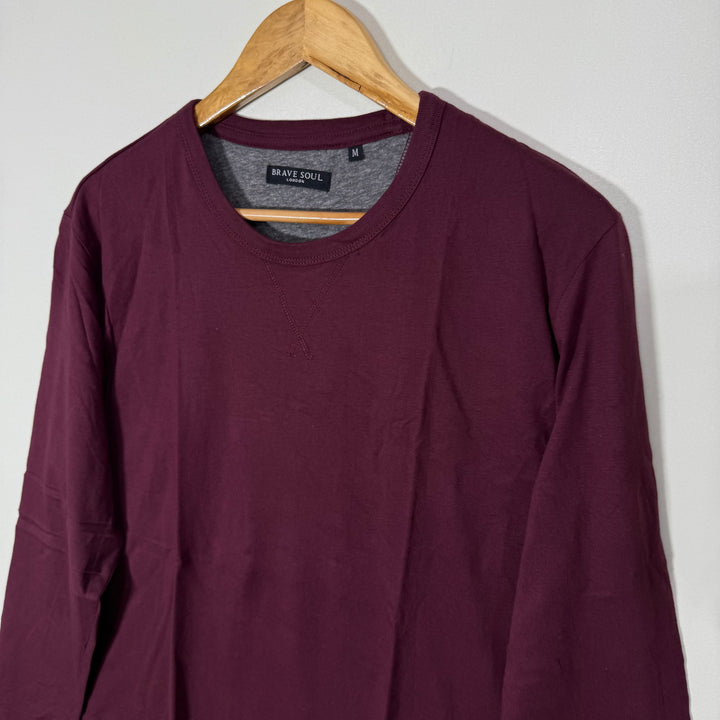 BRAVE SOUL LONDON LONG SLEEVES COTTON TSHIRT