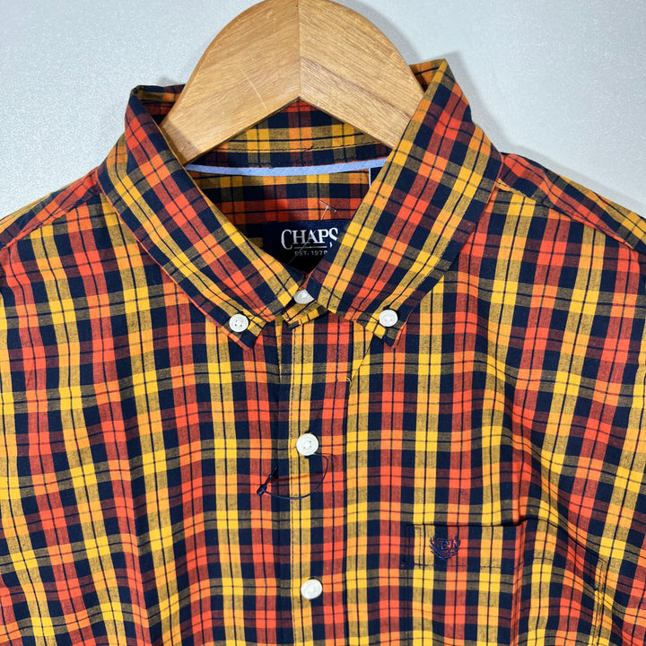 CHAPS BUTTON DOWN CASUAL COTTON SHIRT