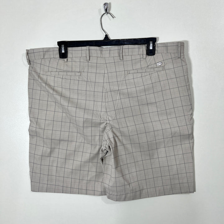 GREG NORMAN CHECKERED GOLF SHORT