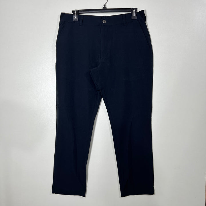 LEE DARK NAVY BLUE PERFORMANCE SERIES STRAIGHT FIT TAPERED LEG TRI FLEX MVP PANT WITH STRETCH