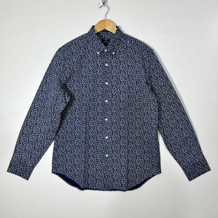 J CREW CLASSIC FIT FLEX WASHED CASUAL COTTON SHIRT