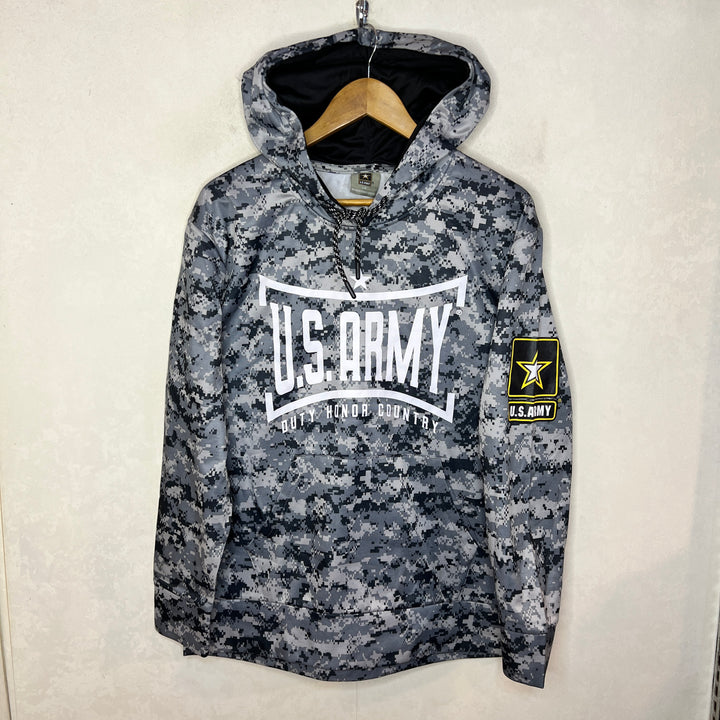 US ARMY CAMOUFLAGE SPORT HOODIE INNER FLEECE