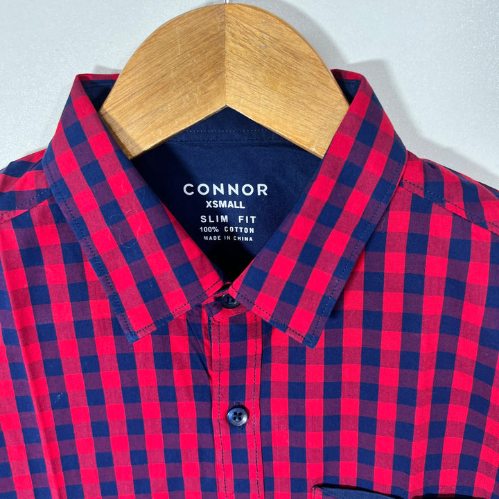 CONNOR SLIM FIT CHECKERED SHIRT