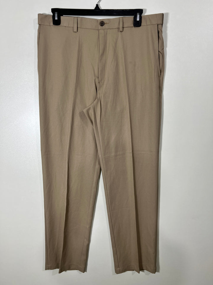 HAGGAR COOL 18 PRO  CLASSIC FIT PERFORMANCE PANT WITH STRETCH