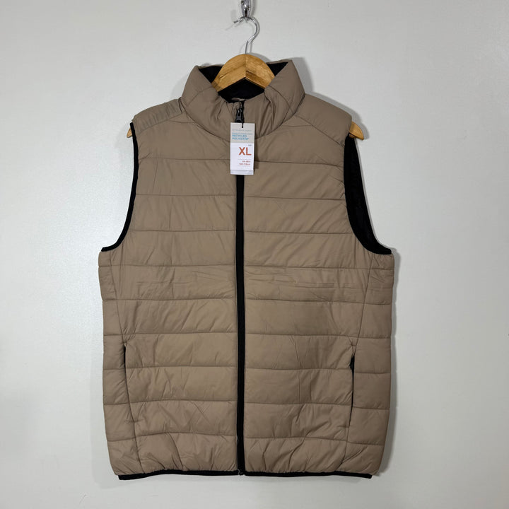 PRIMARK REGULAR FIT SLEEVES LESS PUFFER JACKET BRAND NW