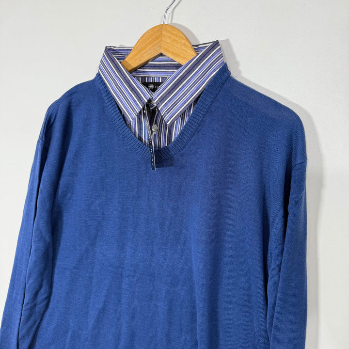 SOUTHBAY SHIRT COLLAR FORMAL SWEATER BRAND NEW