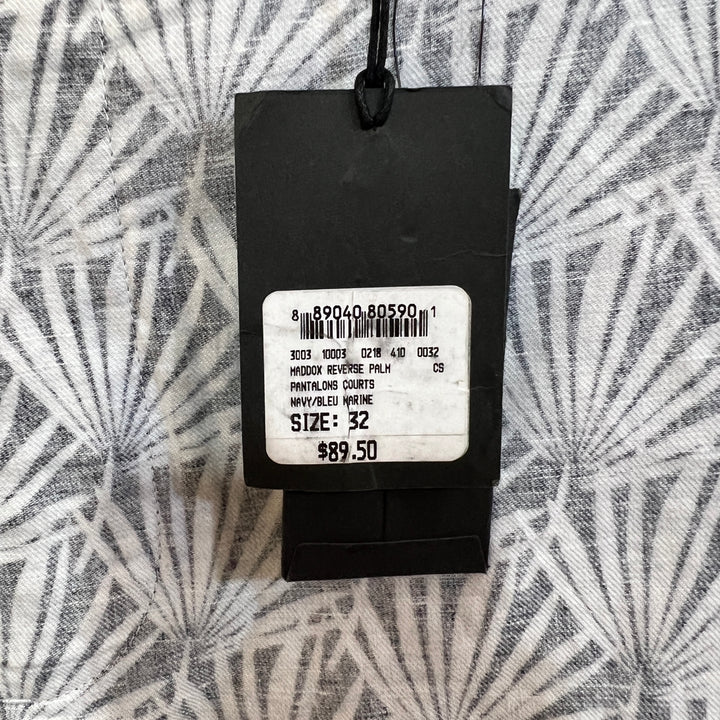 CLUB MONACO MADDOX FIT PRINTED COTTON SHORT BRAND NEW