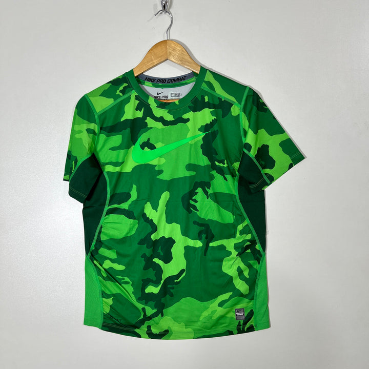NIKE DRI FIT CAMOUFLAGE SPORT COMPRESSION TSHIRT