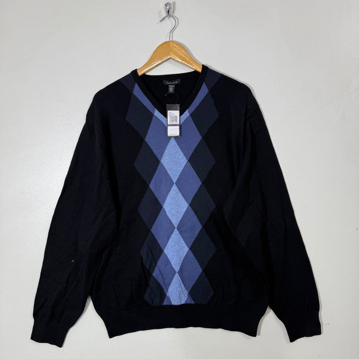 VAN HEUSEN V NECK COTTON SWEATER BRAND NEW