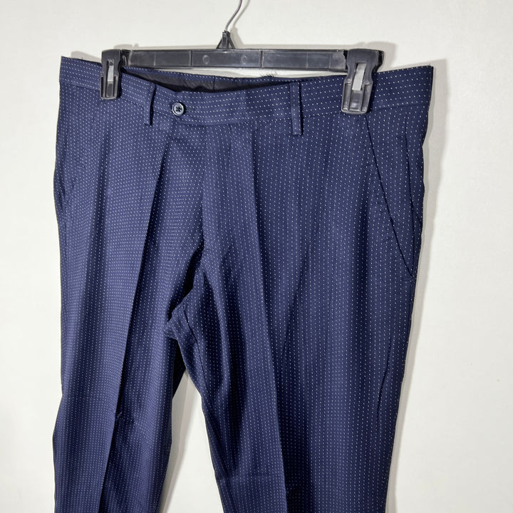 ALESSANDRO DI LARGE SLIM FIT DRESS PANT WITHOUT STRETCH BLUE COLOUR