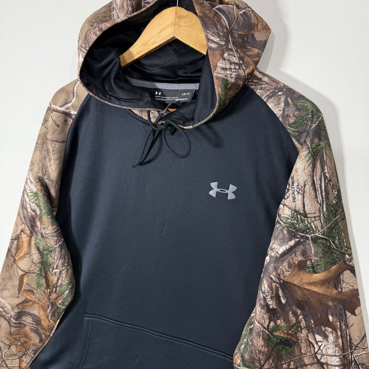UNDER ARMOUR COLDGEAR HUNTING PRINT SPOTS HOODIE INNER FLEECE