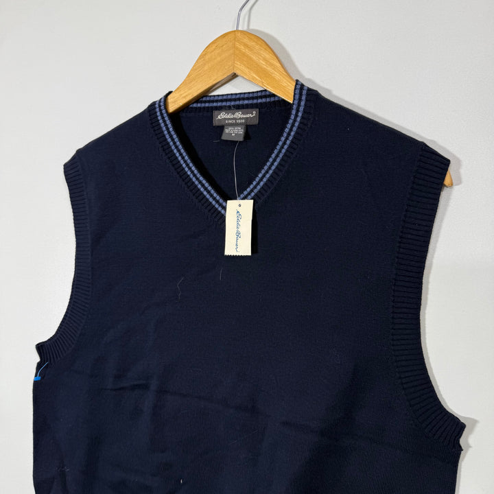 EDDIE BAUER V NECK COTTON SLEEVES LESS BRAND NEW