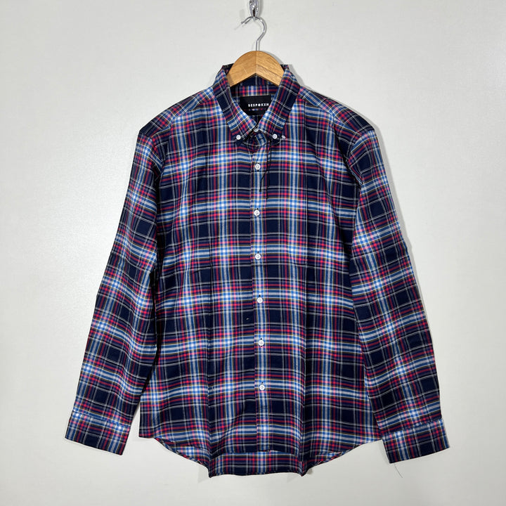 BESPOKEN BUTTON DOWN CASUAL COTTON SHIRT