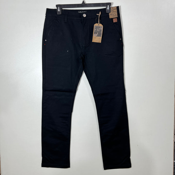JACK SOUTH LONDON STRAIGHT FIT COTTON CHINO PANT BRAND NEW WITH STRETCH BLACK COLOUR