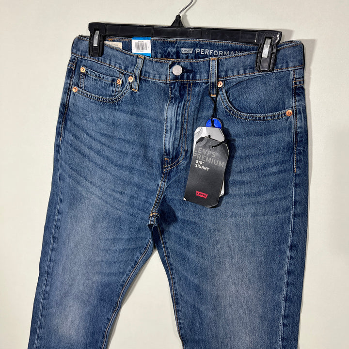 LEVIS 510 SKINNY FIT  PERFORMANCE TRANS DRY COOL DENIM PANT BRAND NEW