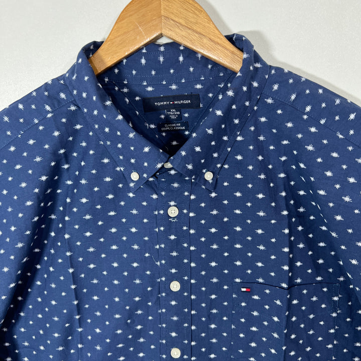 TOMMY HILFIGER CLASSIC FIT BUTTON DOWN HALF SLEEVES SHIRT