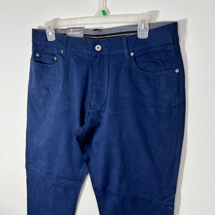 MEMBERS MARK STRAIGHT FIT COTTON JEANS BRAND NEW WITH STRETCH BLUE COLOUR
