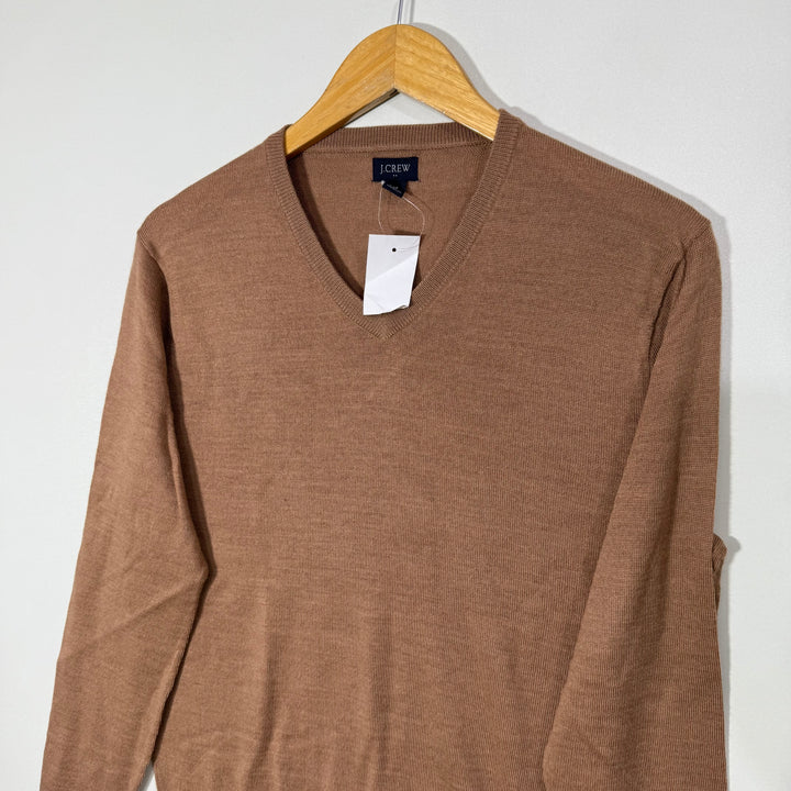 J CREW V NECK MERINO WOOL SWEATER BRAND NEW