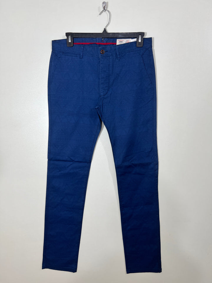 SPRINGFIELD PRINTED COTTON CHINO PANT WITH STRETCH