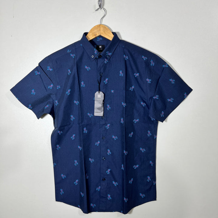 VOSIVE BUTTON DOWN HALF SLEEVES SHIRT BRAND NEW