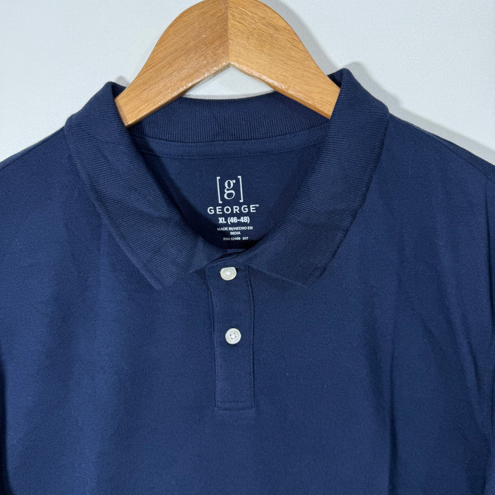 GEORGE LONG SLEEVES COTTON POLO TSHIRT BRAND NEW