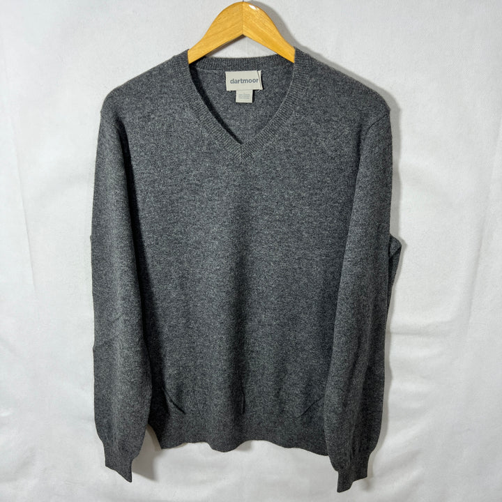 DARTMOOR V NECK CASHMERE WOOL SWEATER