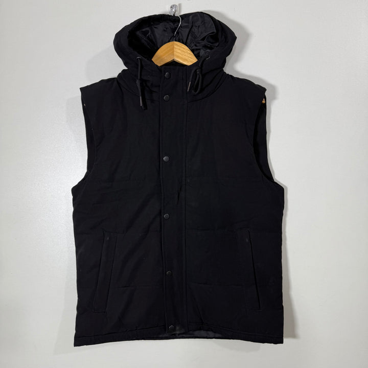 WESTBAY SLEEVES LESS PUFFER JACKET WITH HOOD
