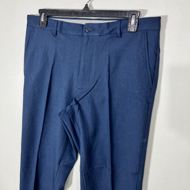 GREG NORMAN STRAIGHT FIT TEXTUR PERFORMANCE PANT WITH STRETCH BLUE COLOUR