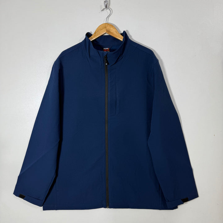 32 HEAT PERFORMANCE WINDBREAKER JACKET INNER FLEECE BLUE COLOUR