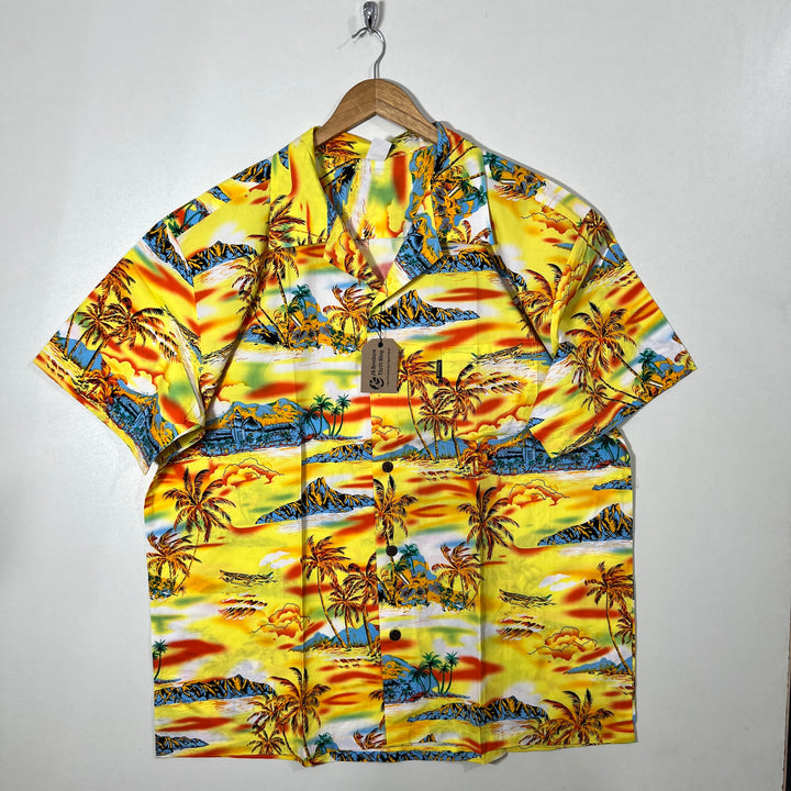 PALMWAVE SAFARI COLLAR HALF SLEEVES HAWAI SHIRT