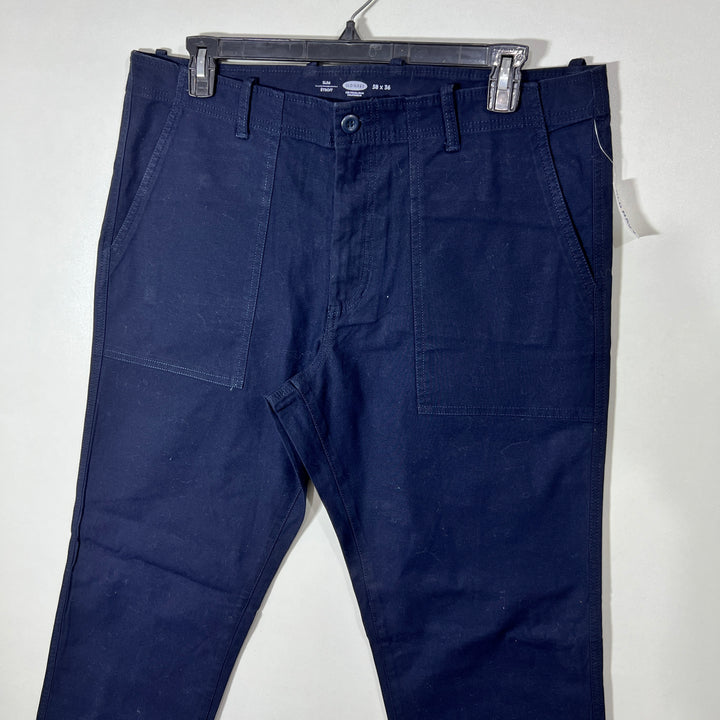 OLD NAVY STRAIGHT FIT COTTON PANT BRAND NEW DARK BLUE COLOUR