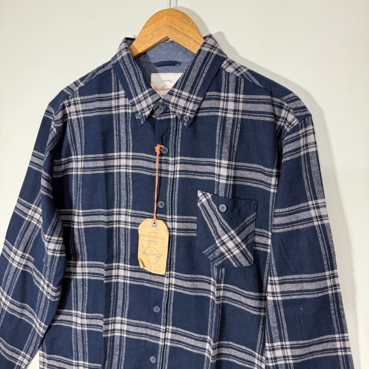 WEATHERPROOF VINTAGE BUTTON DOWN FLANNEL COTTON SHIRT BRAND NEW