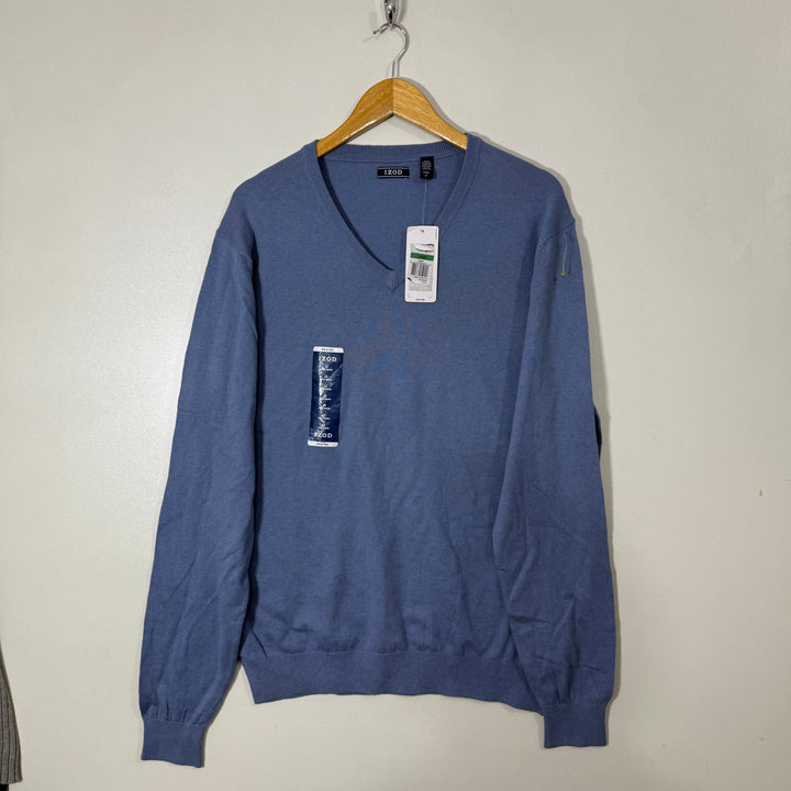 IZOD V NECK ACRYLIC COTTON SWEATER BRAND NEW