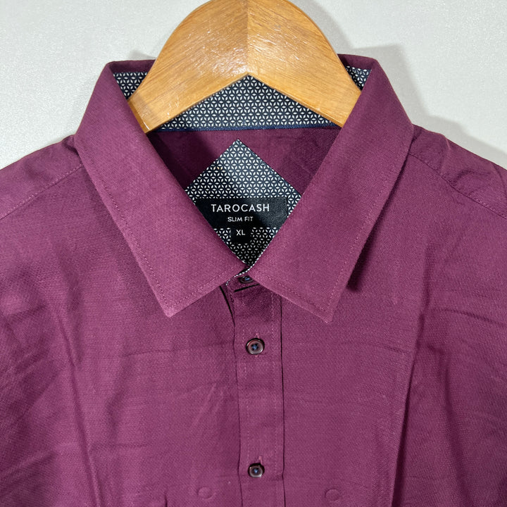 TAROCASH SLIM FIT COTTON SHIRT