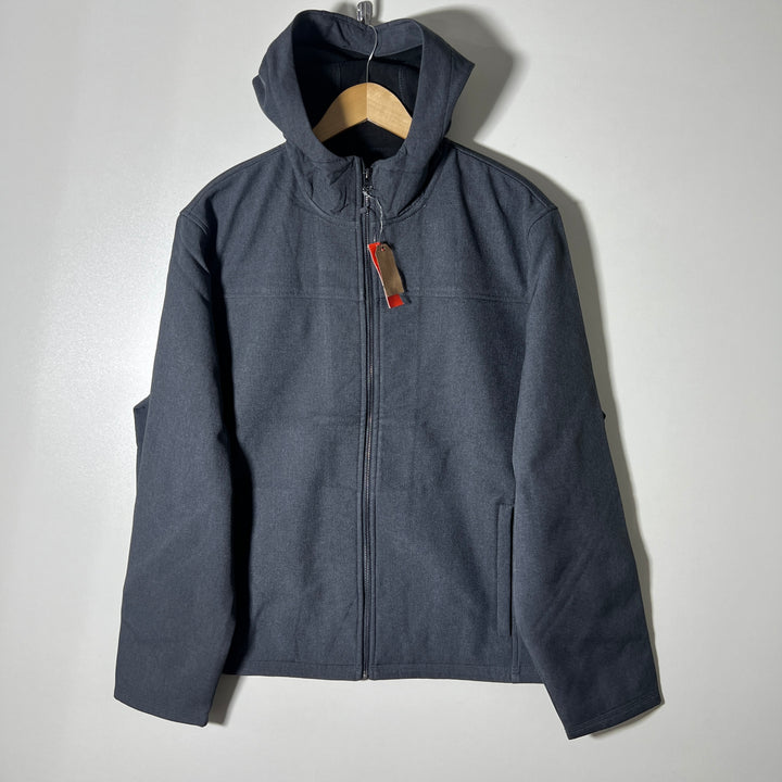 JOE FRESH ACTIVE SOFT SHELL WINDBREAKER JACKET INNER FLEECE WITH HOOD