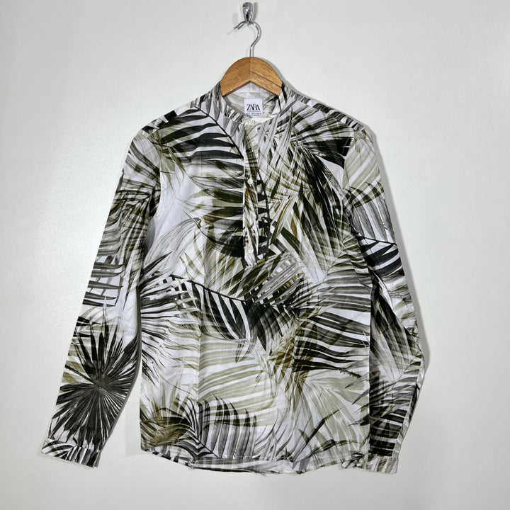 ZARA KURTA COLLAR SHIRT