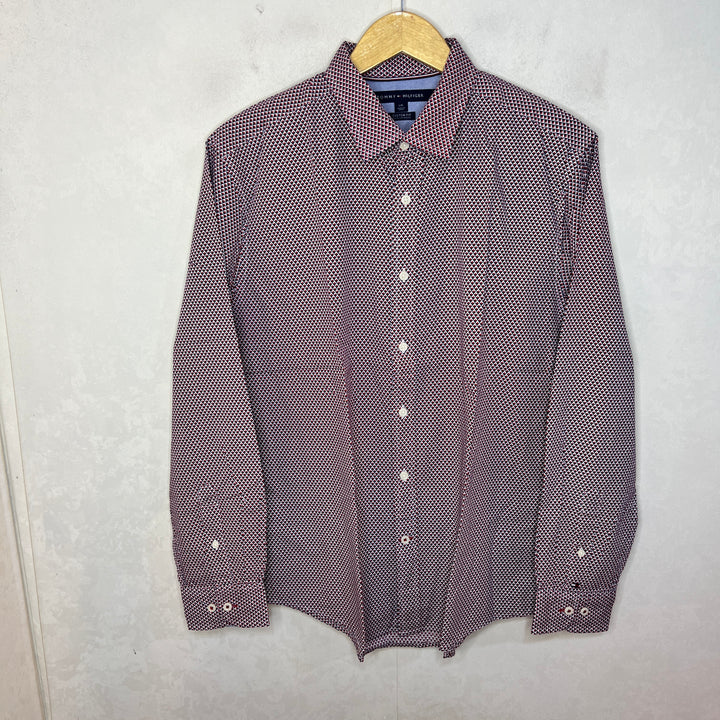 TOMMY HILFIGER CUSTOM FIT CASUAL COTTON SHIRT