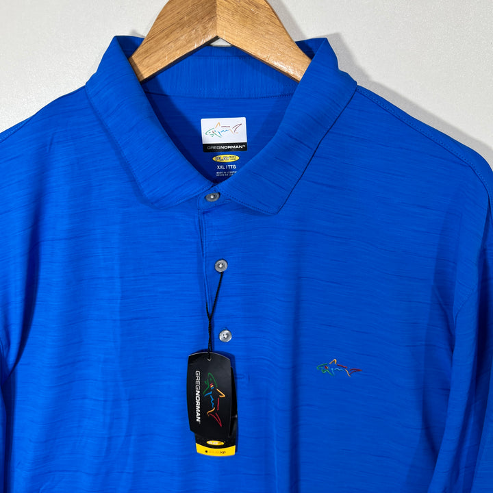 GREG NORMAN PLAY DRY SPORT POLO TSHIRT BRAND NEW