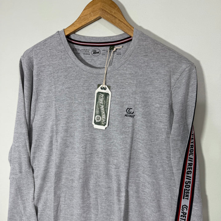 PETROL LONG SLEEVES COTTON TSHIRT BRAND NEW
