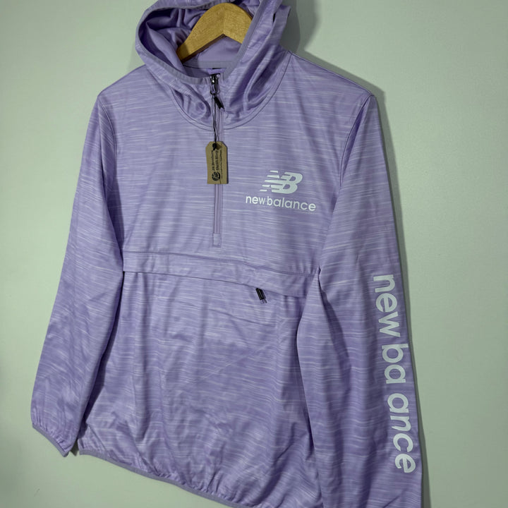 NEW BALANCE HALF ZIP PERFORMANCE PARACHUTE SPORT HOODIE BRAND NEW