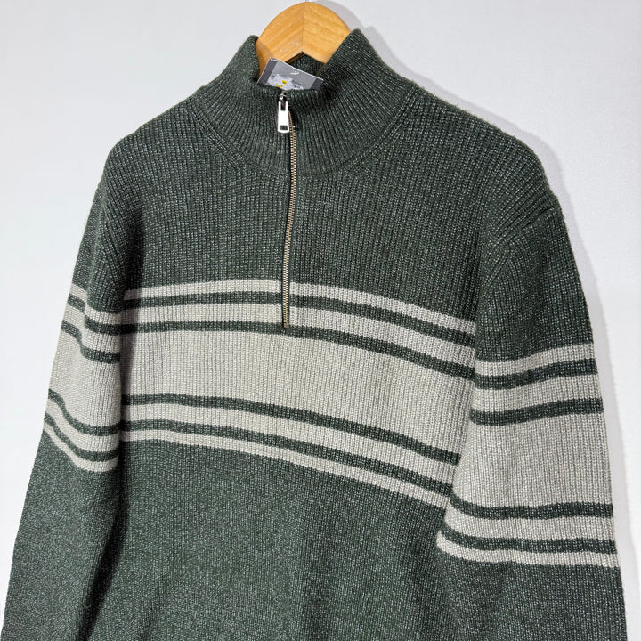 TU MAN HALF ZIP ACRYLIC SWEATER BRAND NEW