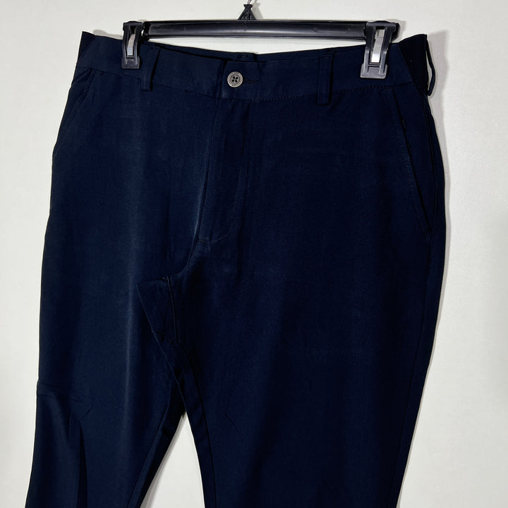 LEE DARK NAVY BLUE PERFORMANCE SERIES STRAIGHT FIT TAPERED LEG TRI FLEX MVP PANT WITH STRETCH