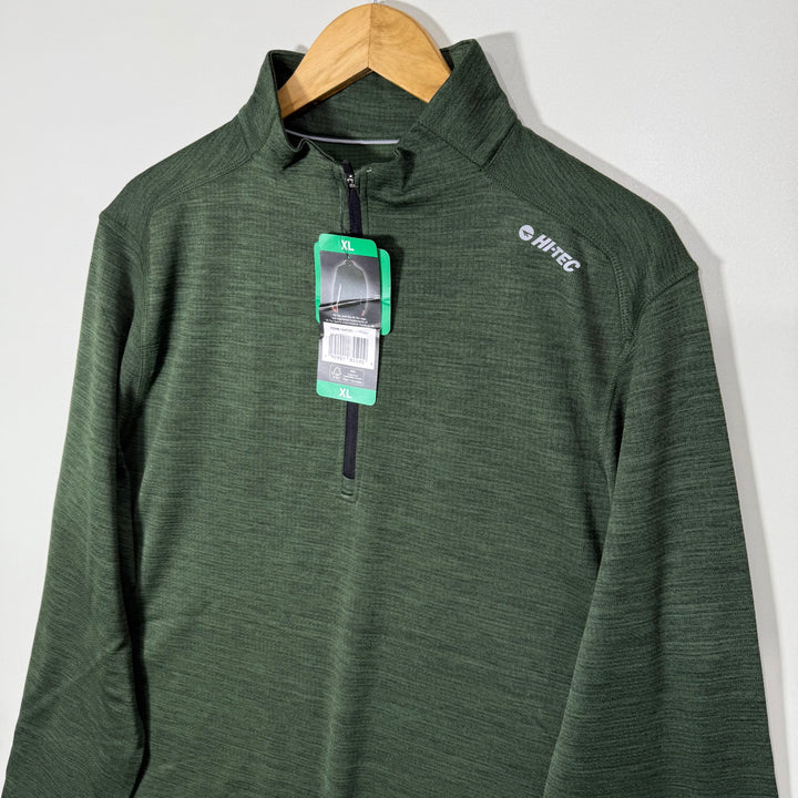 HI TEC HALF ZIP SPORT PULLOVER BRAND NEW INNER FLEECE